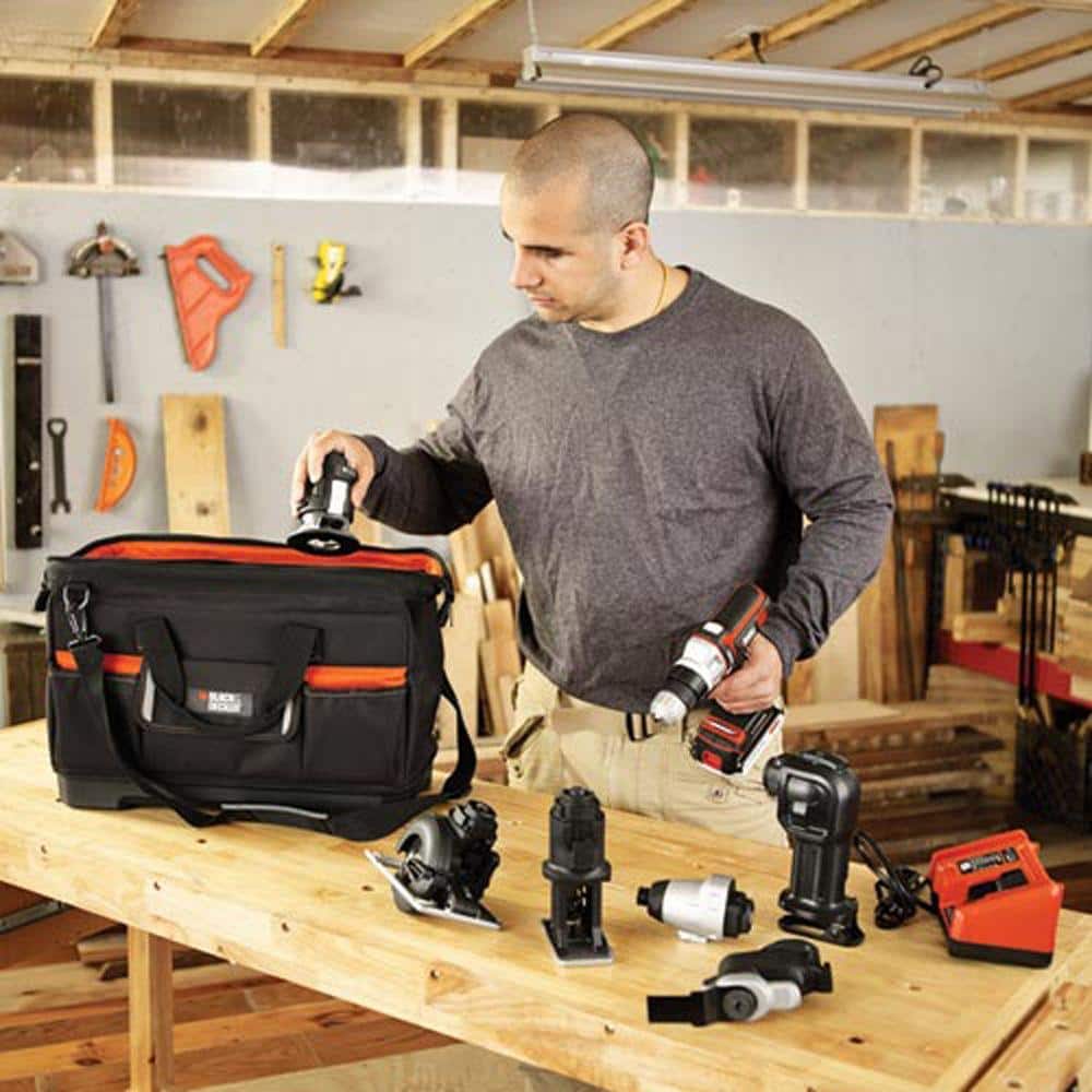 21 in. Wide-Mouth Matrix Tool Bag - Hercitys