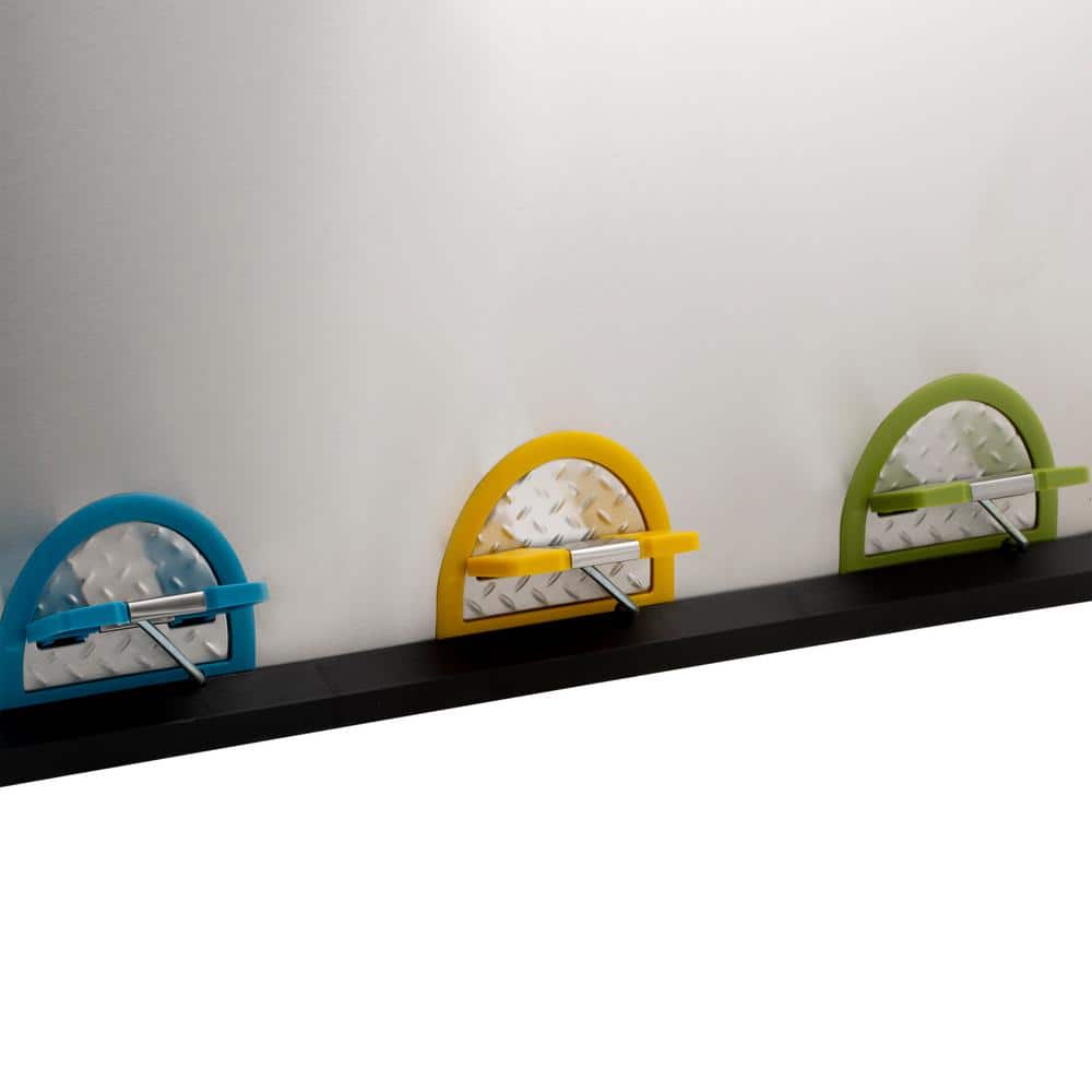 24 in. 11.89 Gal. Stainless Steel Silver Step-On Recycle Bin Waste Containers - Hercitys