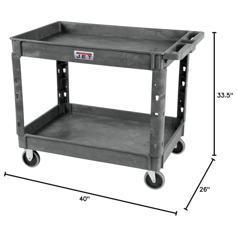 26 in. PUC-4126 Resin Utility Cart Tool Cart - Hercitys