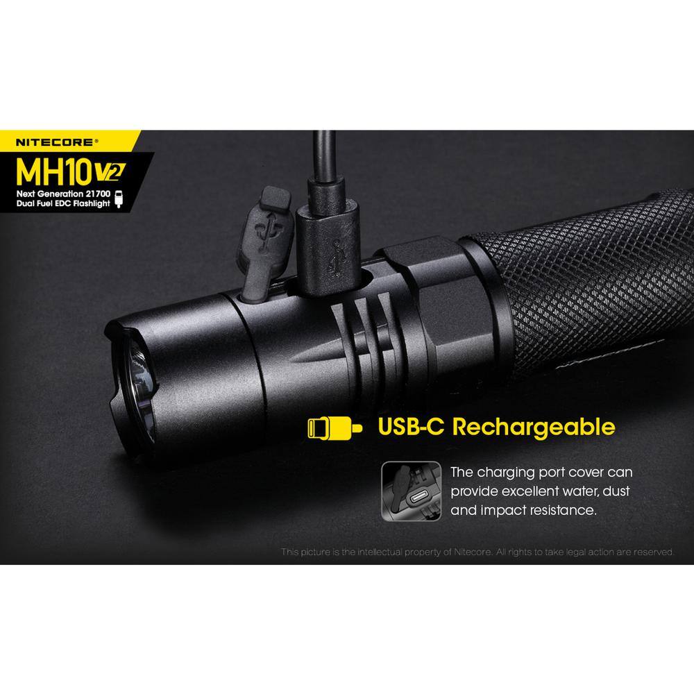 1200 Lumens LED Rechargeable Flashlight - Hercitys