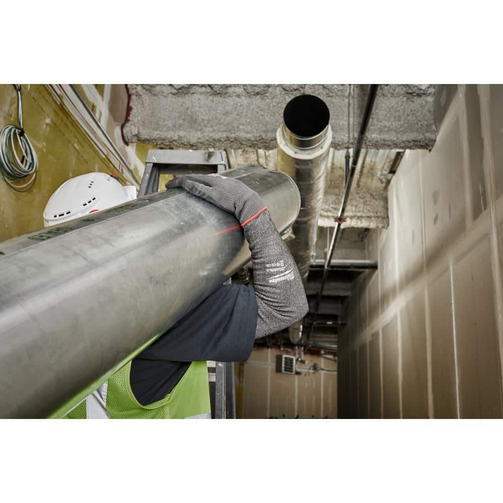 16 in. Black 4-Way Stretch Cut 5 Resistant Protective Arm Sleeves - Hercitys