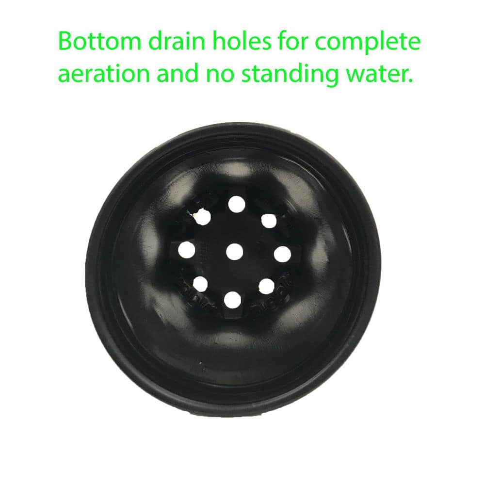 1/2 Gal. Nursery Pots with Saucers (10-Pack) - Hercitys