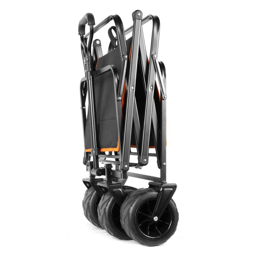 3.125 cu. ft. Folding 600D PVC Fabric Wagon and Utility Garden Cart - Hercitys