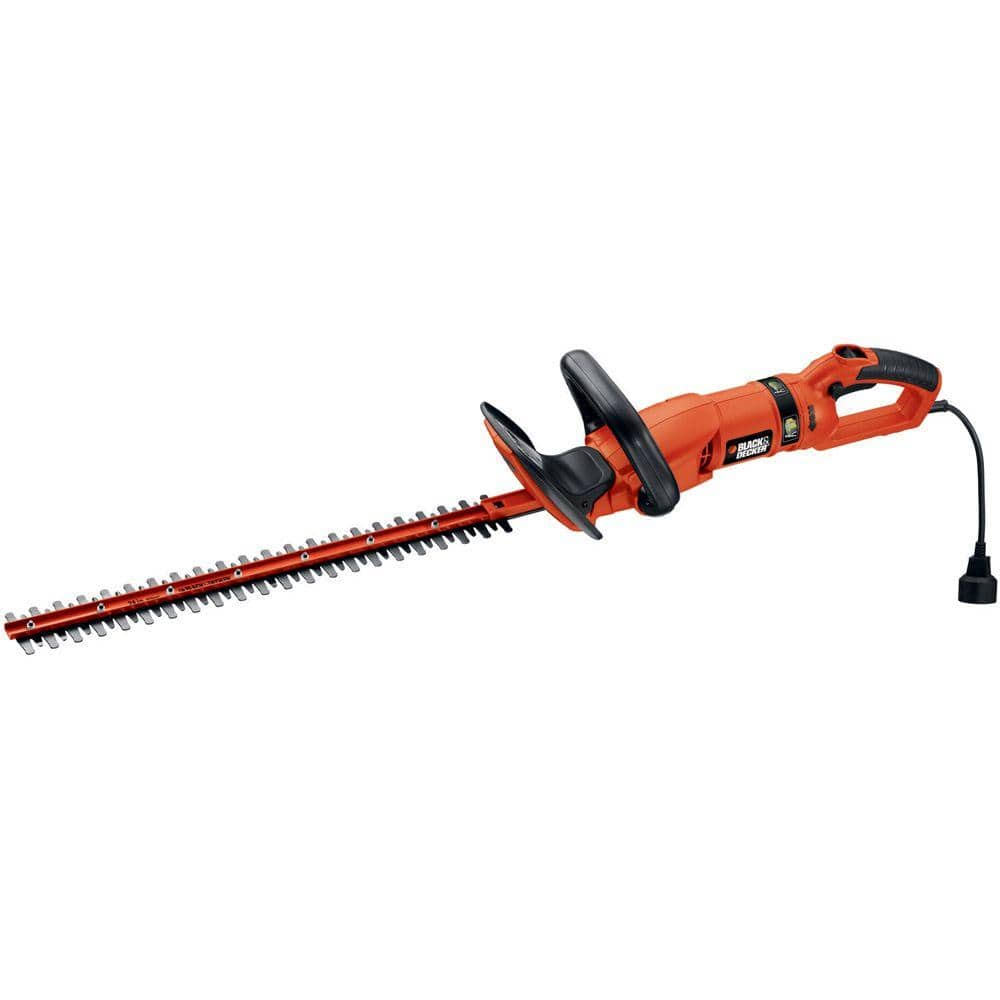 24 in. 3.3 Amp Corded Dual Action Electric Hedge Hog Trimmer with Rotating Handle - Hercitys