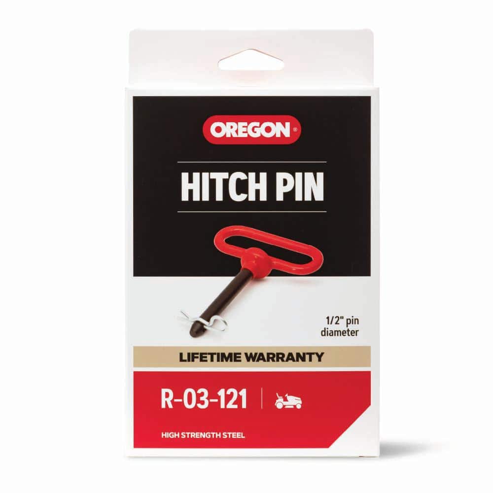 1/2 in. x 3.625 in. Replacement Hitch Pin For Riding Lawn Mowers, Universal Fit (R-03-121) - Hercitys