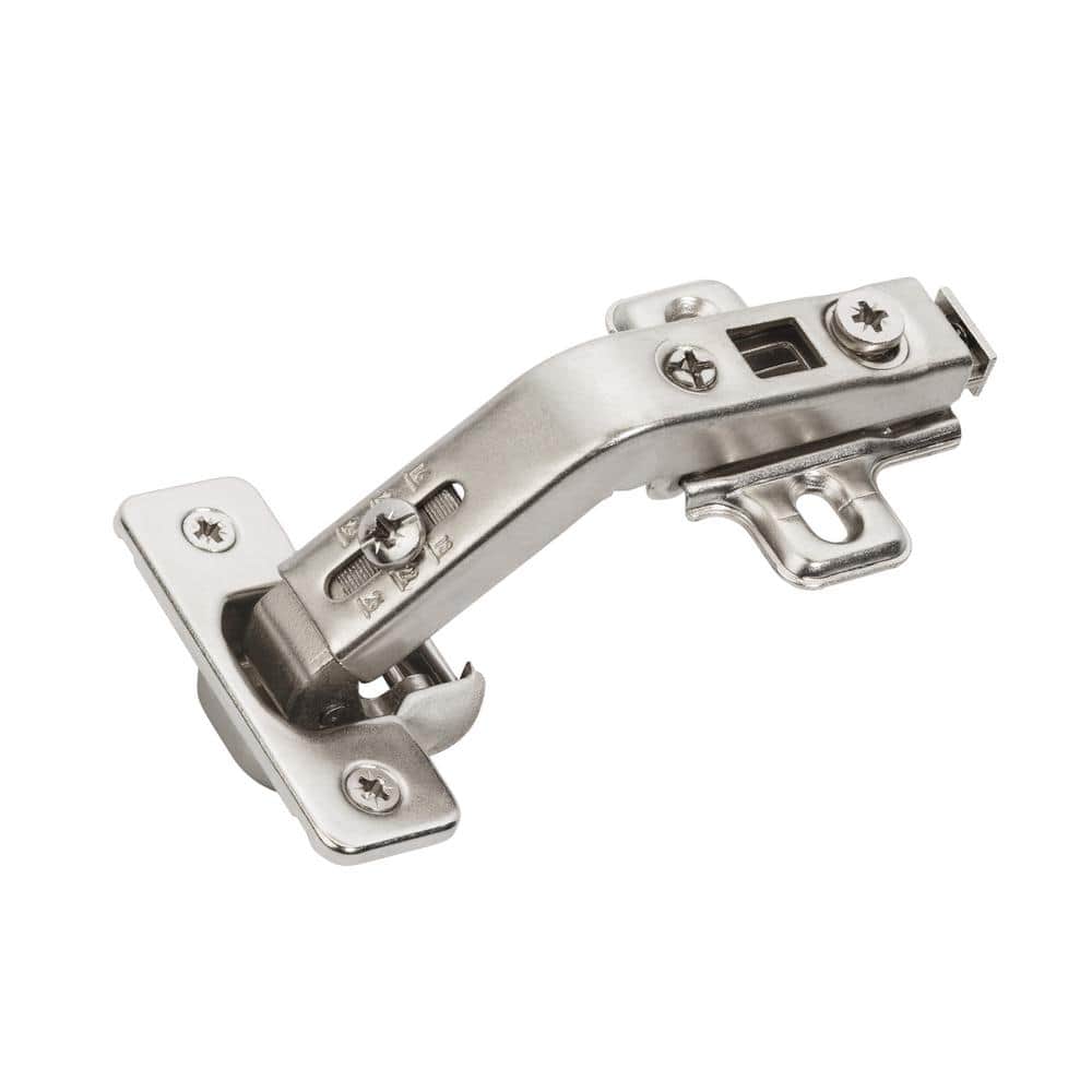 2-Pack Nickel 135° Bi Fold Door Euro Concealed Face Frame Corner Cabinet Hinges - Hercitys