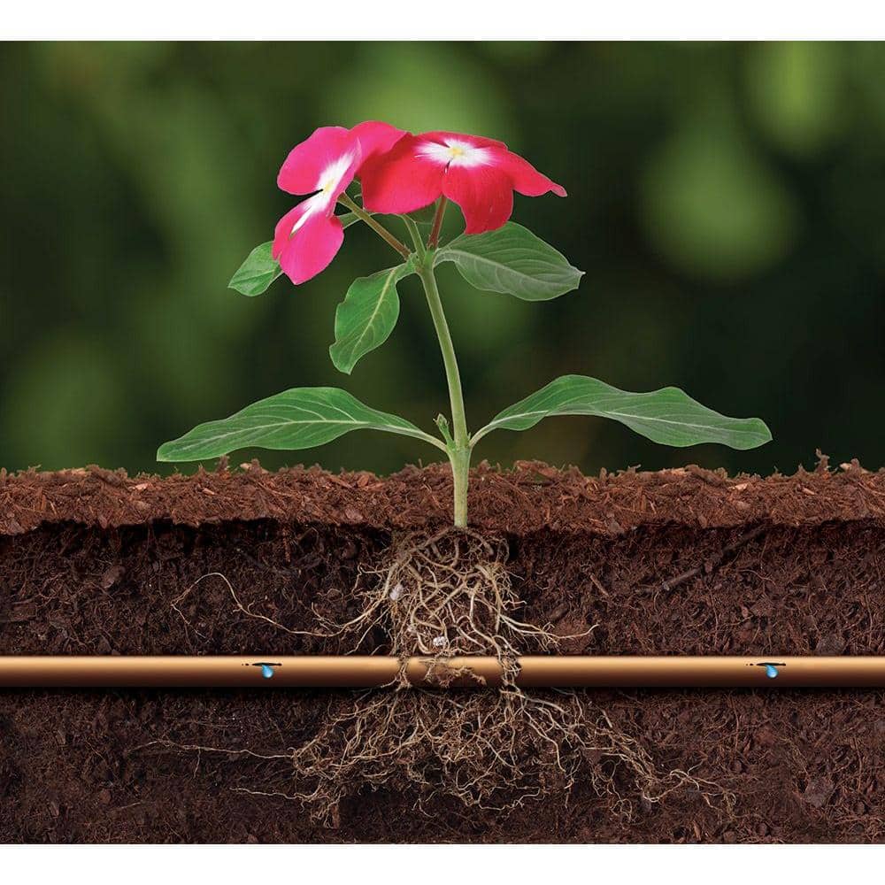 1/2 in. x 50 ft. Sub-Surface Drip Emitter Tubing with 18 in. Spacing - Hercitys