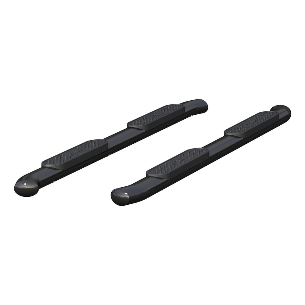 4-Inch Oval Black Steel Nerf Bars, Select Chevrolet Colorado, GMC Canyon Crew Cab - Hercitys