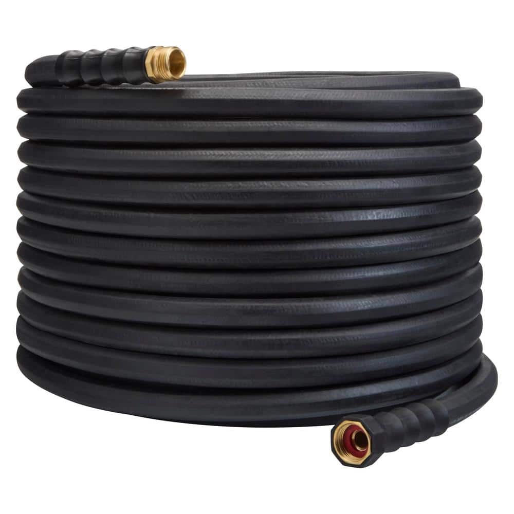 5/8 in. x 100 ft. Heavy-Duty Rubber Water Hose - Hercitys