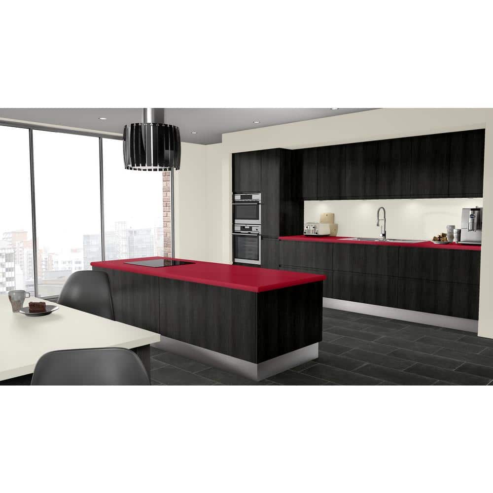 5 ft. x 12 ft. Laminate Sheet in Hollyberry with Matte Finish - Hercitys