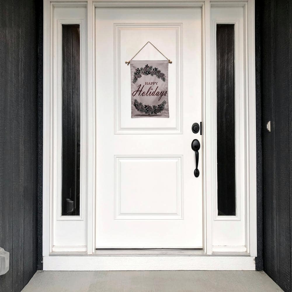 28 in. Battery Operated LED Lighted Wall Banner – Happy Holidays - Hercitys