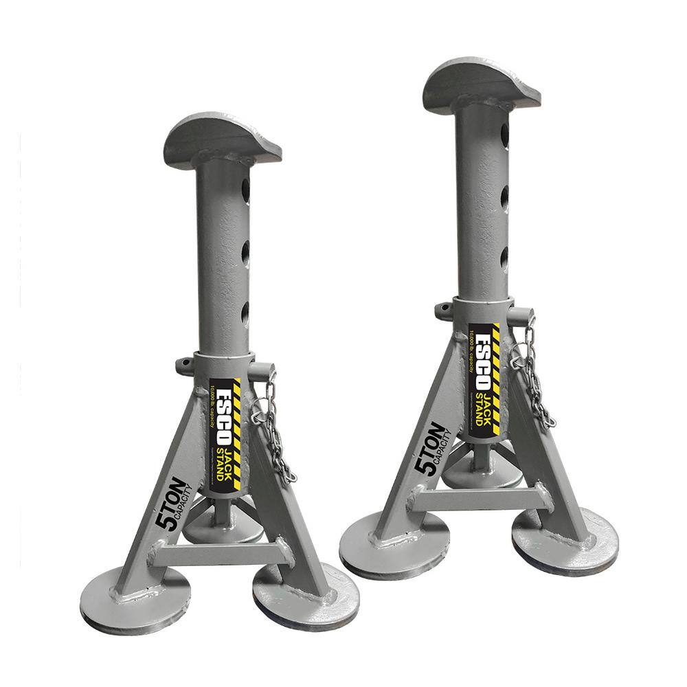5-Ton Performance Axle Top Post Jack Stands (Pair) - Hercitys