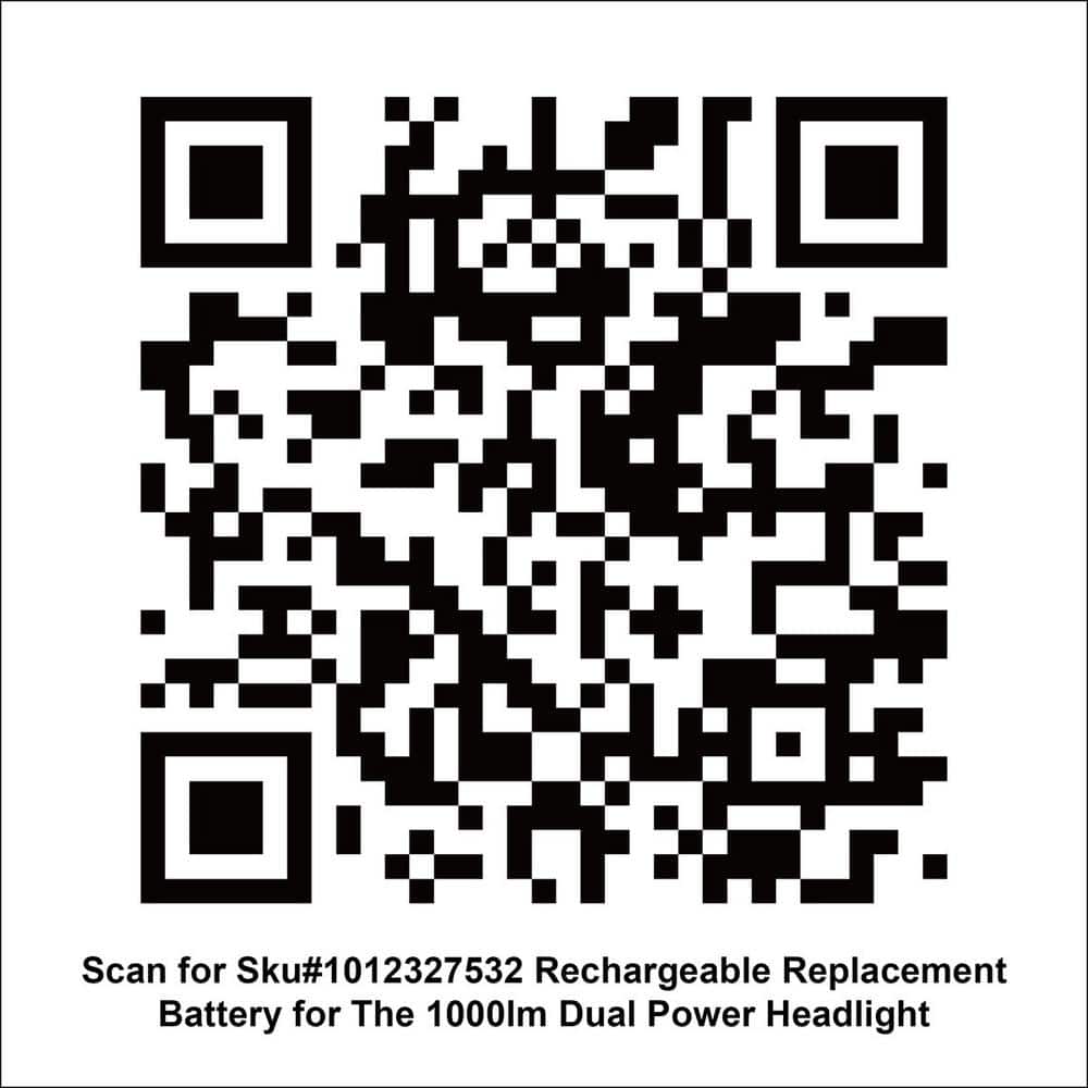 1000 Lumens Dual Power Compact Rechargeable Headlamp - Hercitys