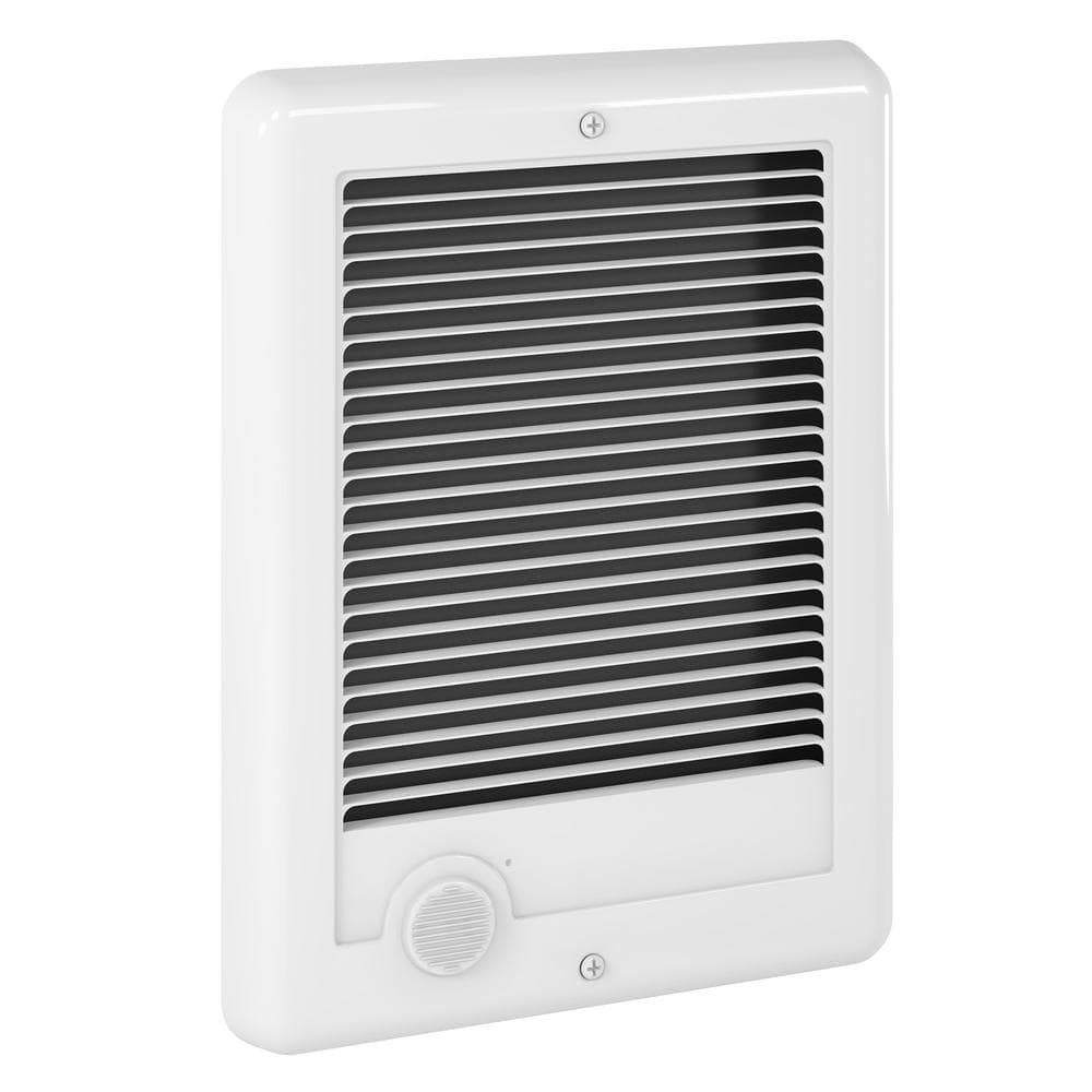 240-volt 1,000-watt Com-Pak In-wall Fan-forced Electric Heater in White - Hercitys