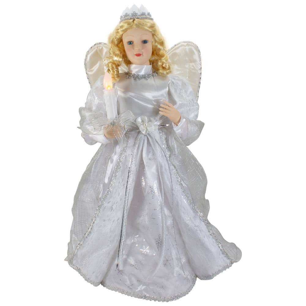24 in. Lighted Standing Animated Angel Musical Christmas Figure - Hercitys