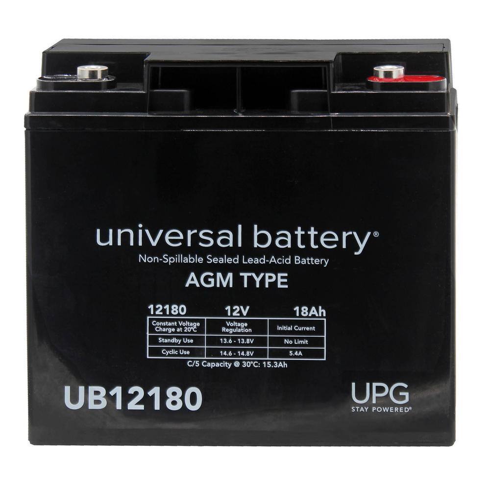 12-Volt 18 Ah I1 Terminal Sealed Lead Acid (SLA) AGM Rechargeable Battery - Hercitys