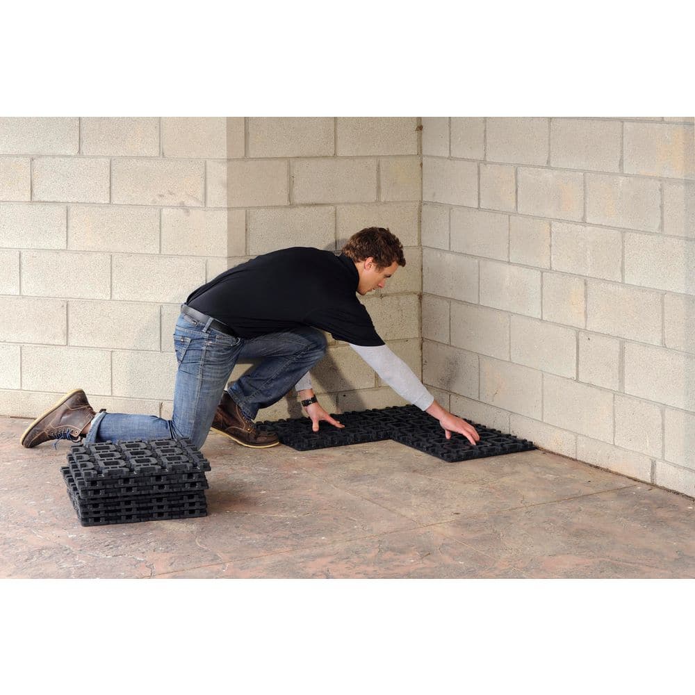 4 in. x 8 in. Pavers with Grid 16 in. x 16 in. x 1.75 in. Boardwalk Composite (1 unit / 1.78 sq. ft.) - Hercitys