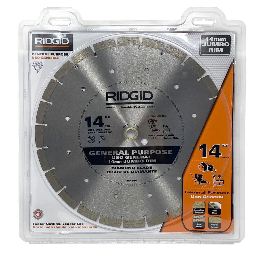 14 in. Segmented High-Rim Diamond Blade - Hercitys