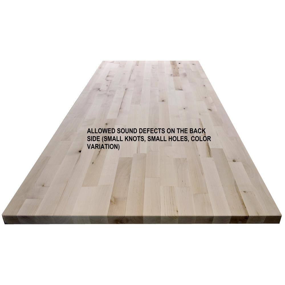 5/4 in. x 2 ft. x 4 ft. Allwood Beech Edge Glued Project Panel Table/Island Top - Hercitys