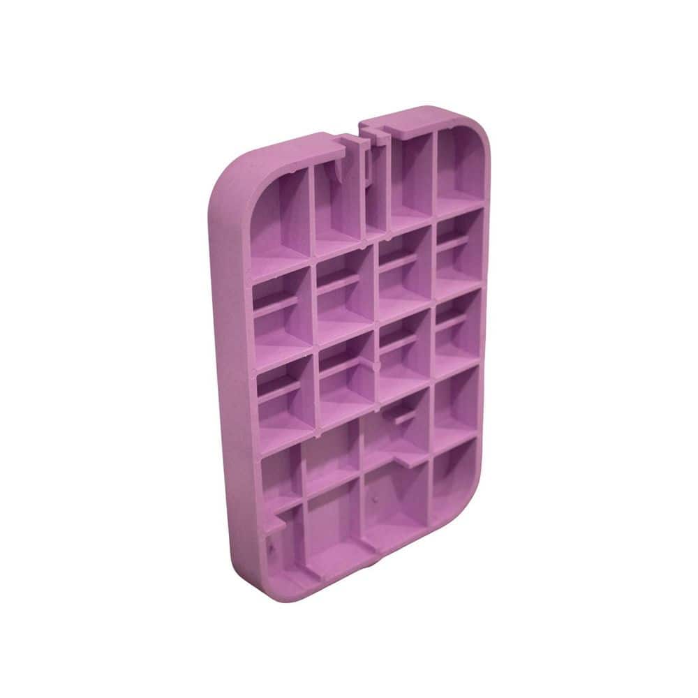 14 in. x 19 in. Rectangular Irrigation Valve Box and Lid, Purple Non-potable - Hercitys