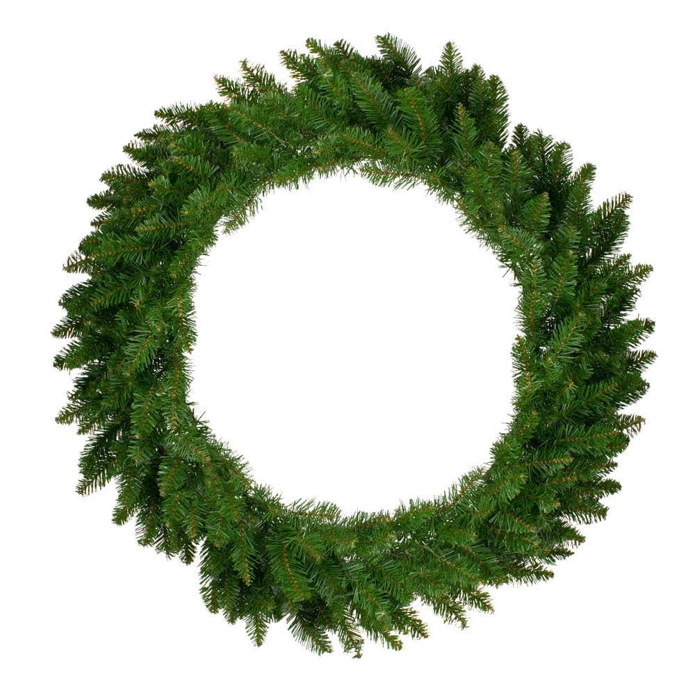 36 in. Green Unlit Everett Pine Artificial Christmas Wreath - Hercitys