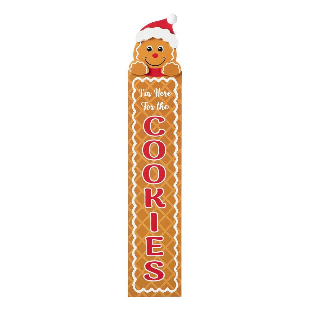 42 in. H Wood Christmas Gingerbread Man Cookies Porch Decor - Hercitys