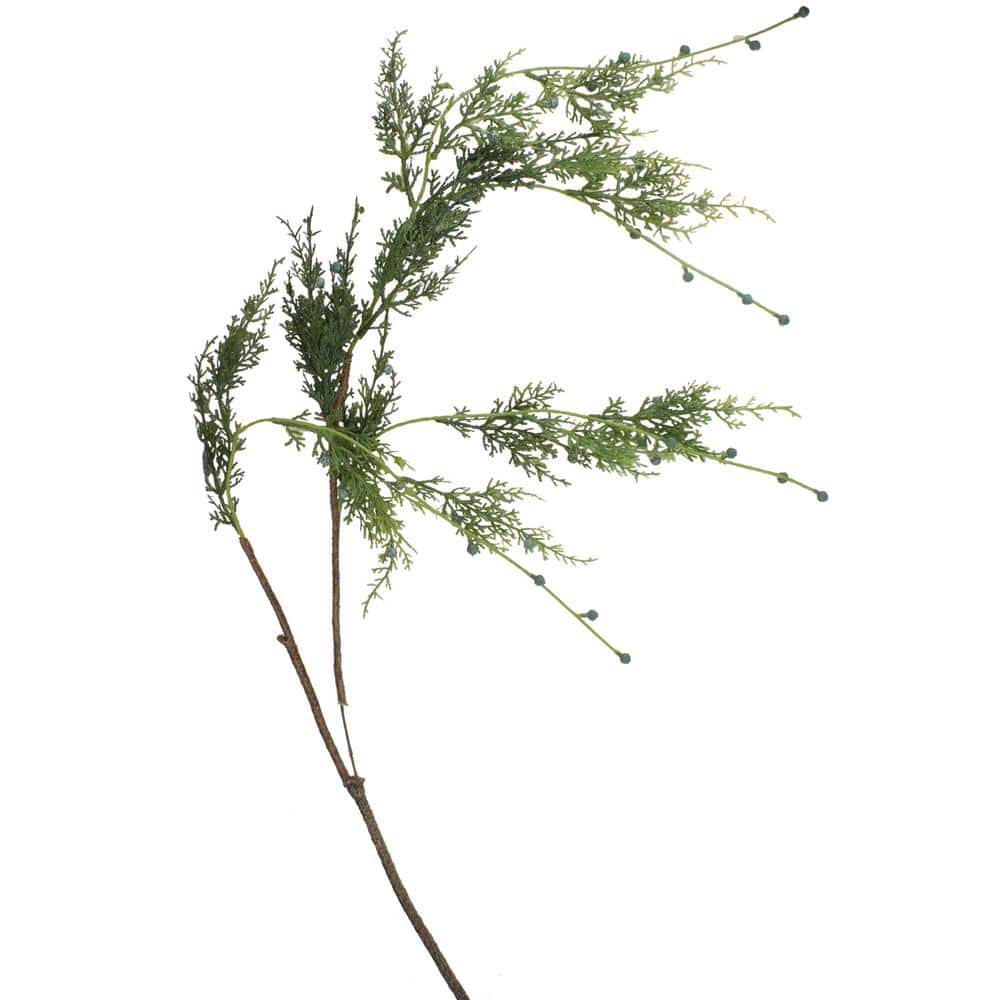 35.5 in. Artificial Green Cypress Hanging Christmas Spray - Hercitys