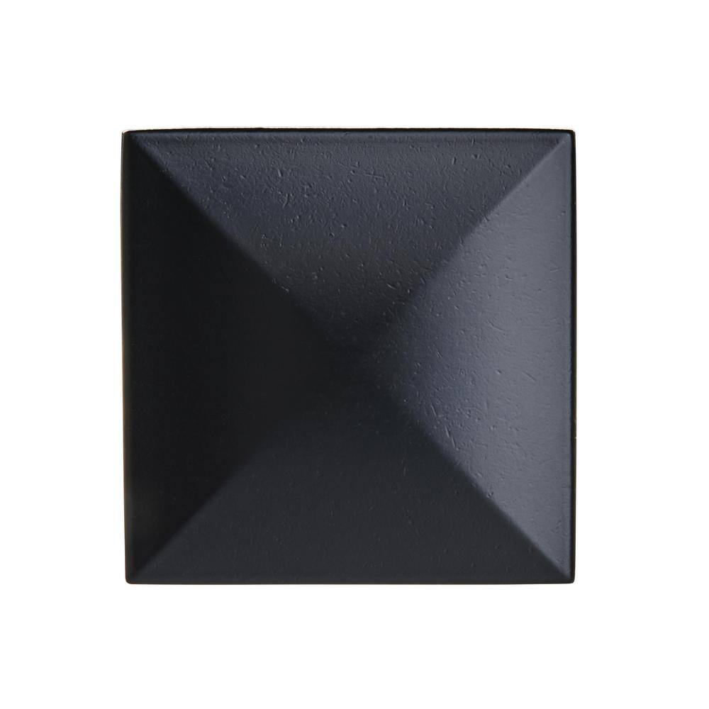 10-Pack Extensity 1 1/8 in.  29mm  Classic Matte Black Square Cabinet Knobs - Hercitys