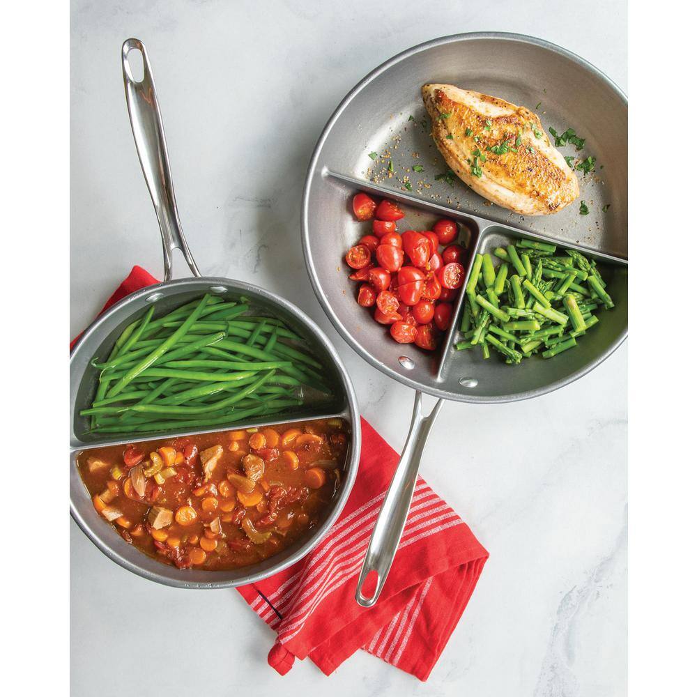 2.5 qt. Aluminum 2-in-1 Divided Sauce Pan - Hercitys