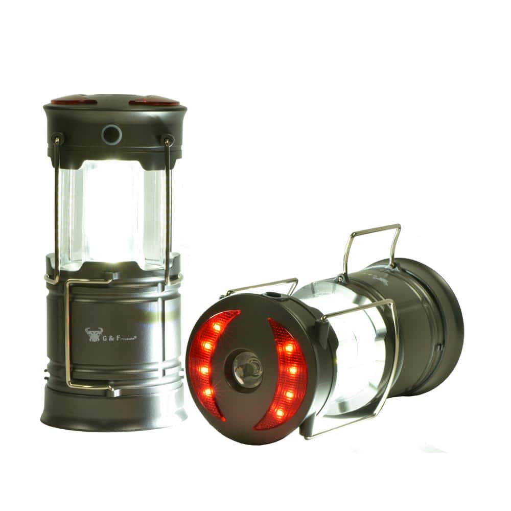 200 Lumens 360 LED Lanterns Flashlights Emergency Lights with Magnet Base (2-Pack) - Hercitys