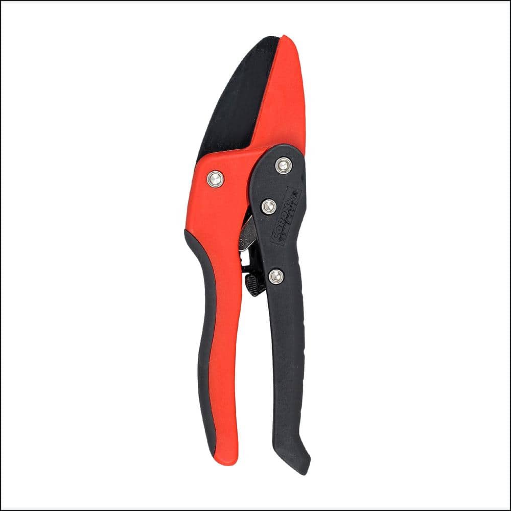 2.625 in. High Carbon Steel Blade with Co-Molded Non-Slip Handles Ratchet Hand Pruner - Hercitys