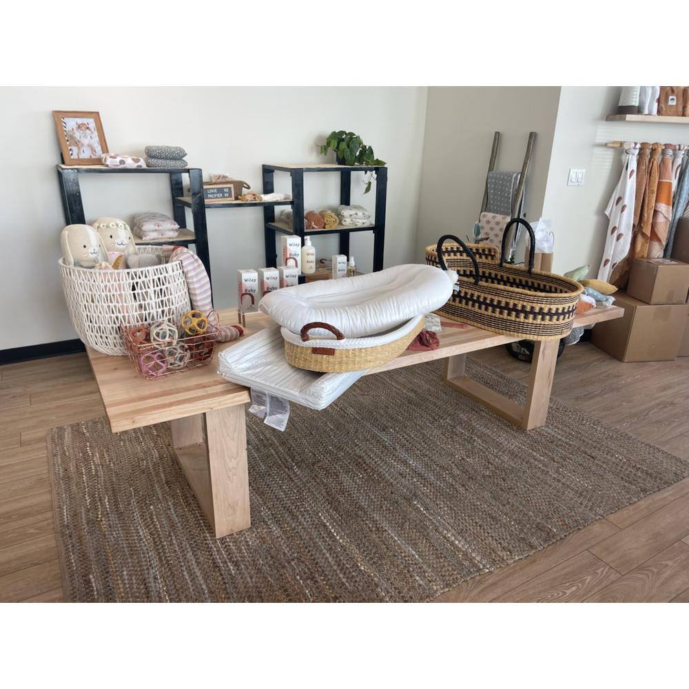 1.5 ft. L x 25 in. D x 1.5 in. T Finished Maple Solid Wood Butcher Block Countertop With Square Edge - Hercitys