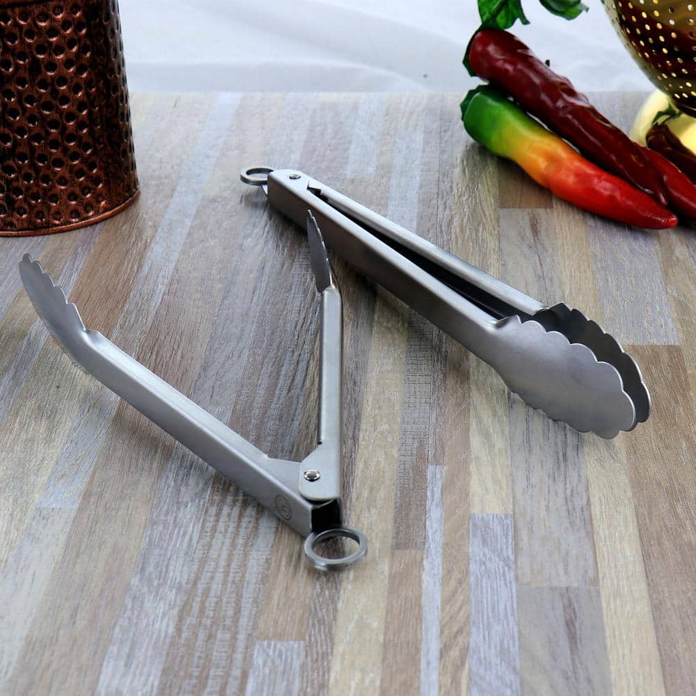 2 Piece Stainless Steel Tongs - Hercitys