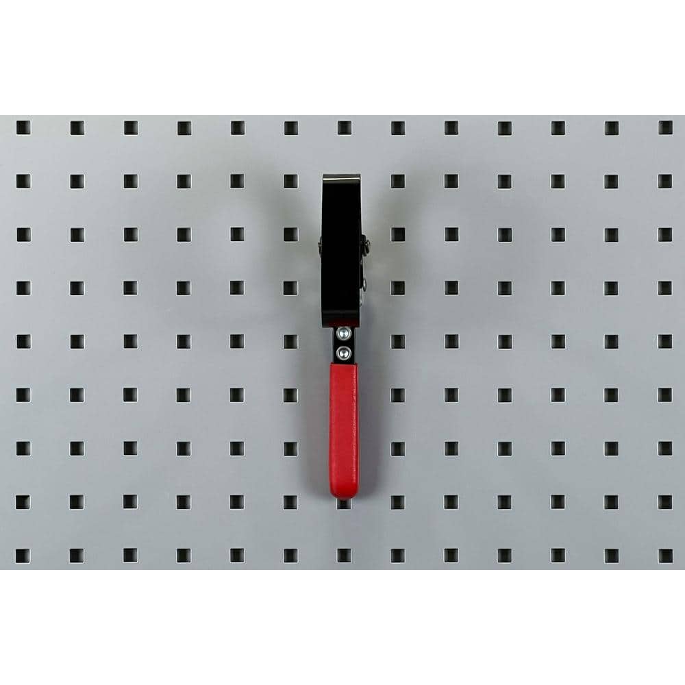 1 in. Single Rod 90 Degree Bend 3/16 in. Dia Zinc Plated Steel Pegboard Hook (5-Pack) - Hercitys