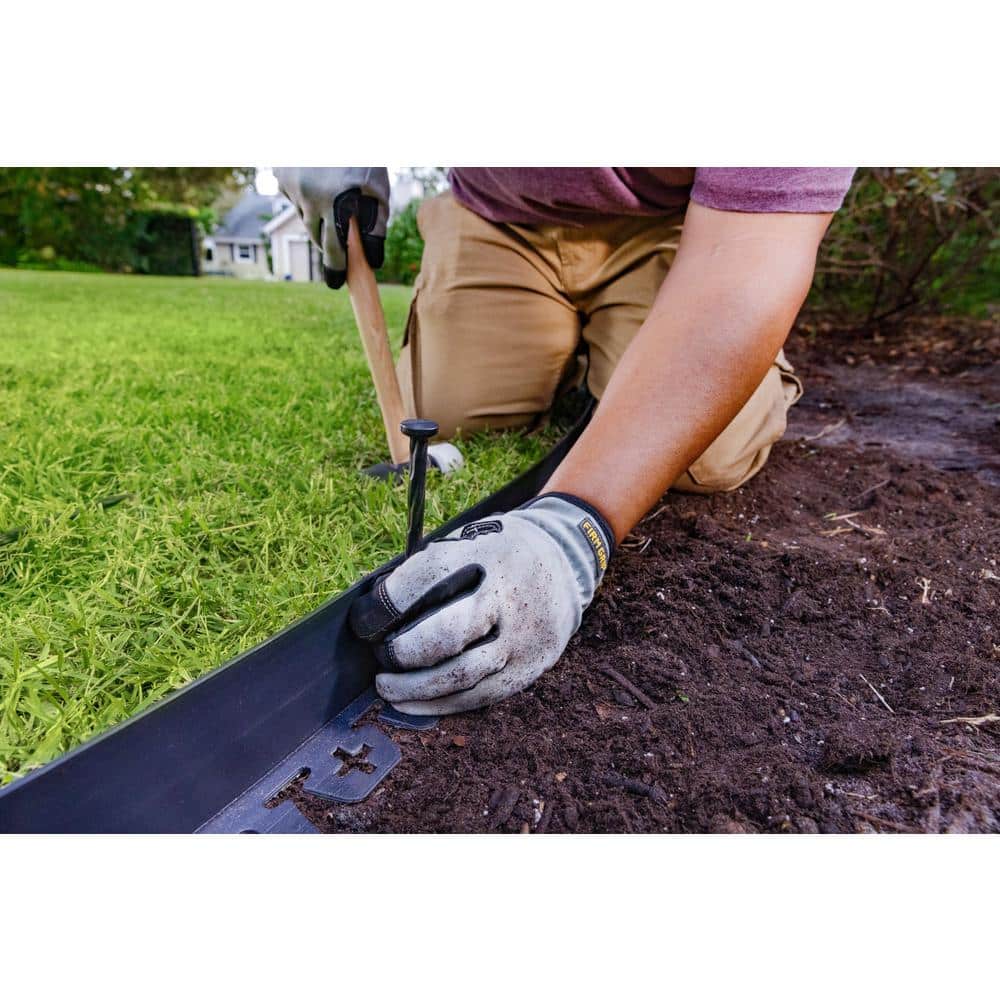 20 ft. No-Dig Plastic Landscape Edging Kit - Hercitys