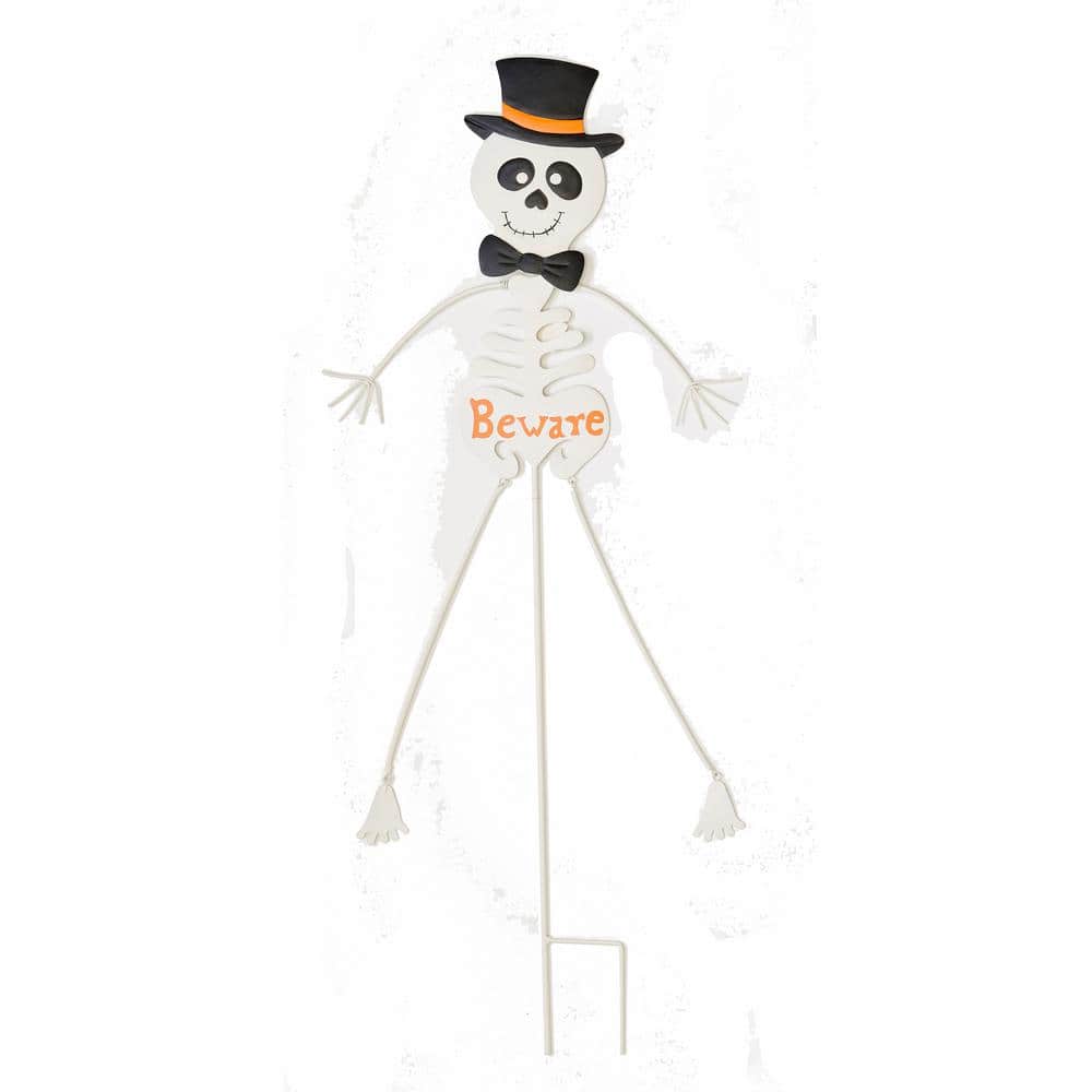 36 in. Halloween Metal Skeleton Outdoor Yard Stake - Hercitys