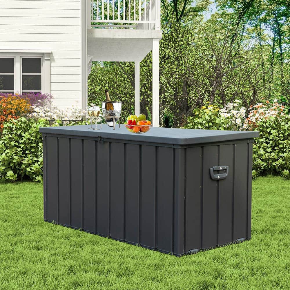 120 Gal. Louvered Deck Box - Hercitys