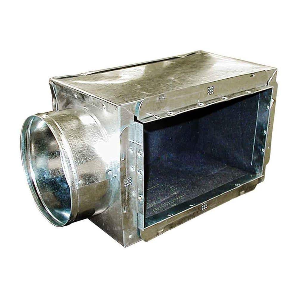 14 in. x 6 in. to 8 in. Tall Insulated Register Box End Outlet – R4 - Hercitys