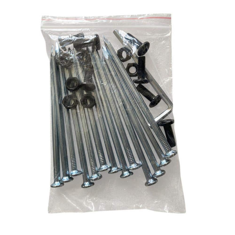 40 in. L x 2 in. W x 2.0 in. H Stainless Steel Garden Edging (Set of 6-Piece) - Hercitys