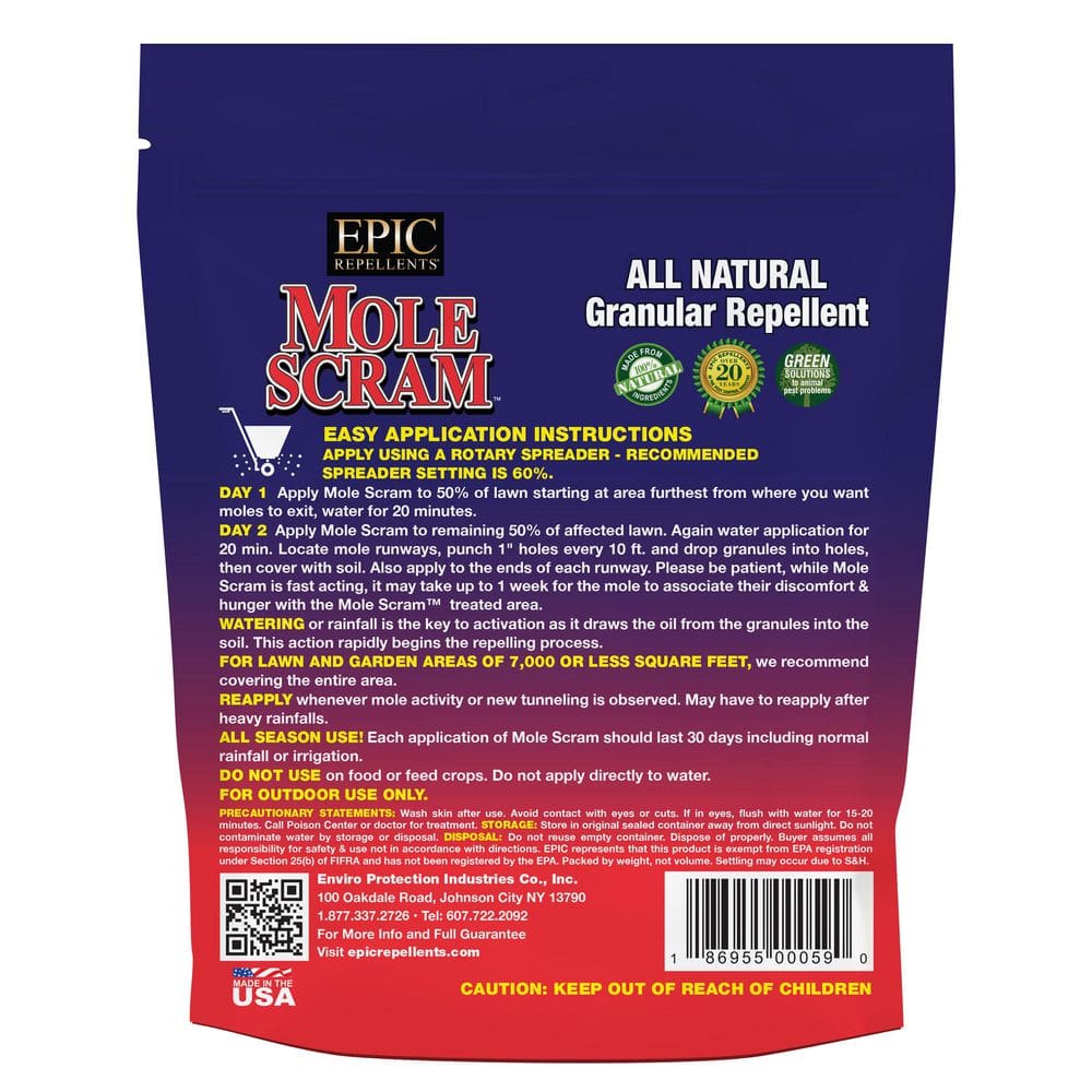 10 lbs. Granular Mole Repellent Bag - Hercitys