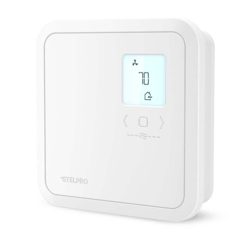 5-2 Day Programmable Electronic Thermostats in White for Fan Heaters 120/208/240-Volt 2000/3475/4000-Watt - Hercitys