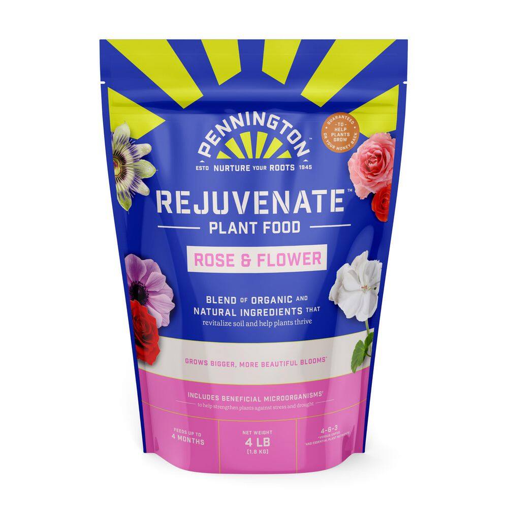 4 lbs. Rejuvenate Rose and Flower Plant Food 4-6-3 - Hercitys