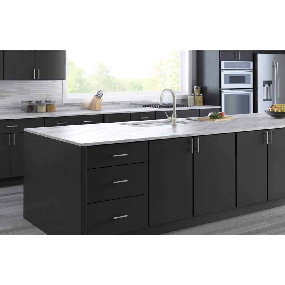 10-Pack Solid Bar 3 in. (76 mm) Modern Cabinet Drawer Pulls in Stainless Steel - Hercitys