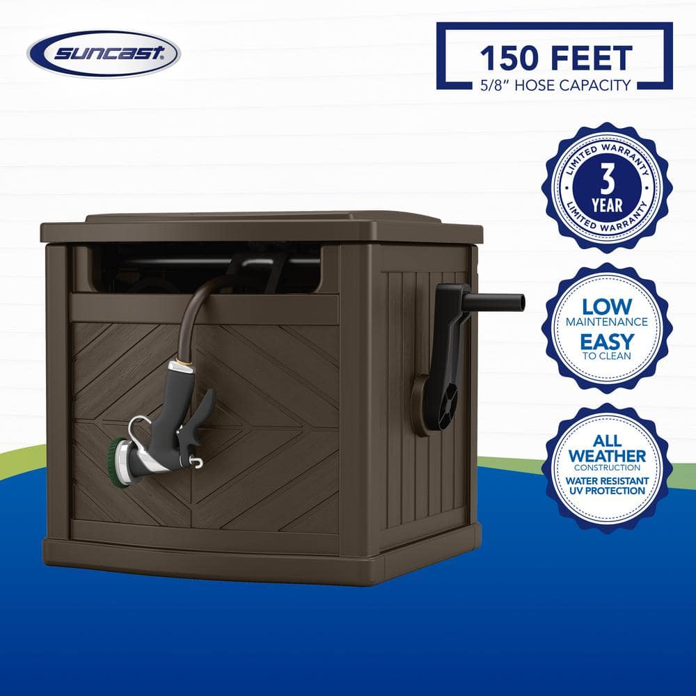 150 ft. Slide Trak Hose Hideaway, Java - Hercitys