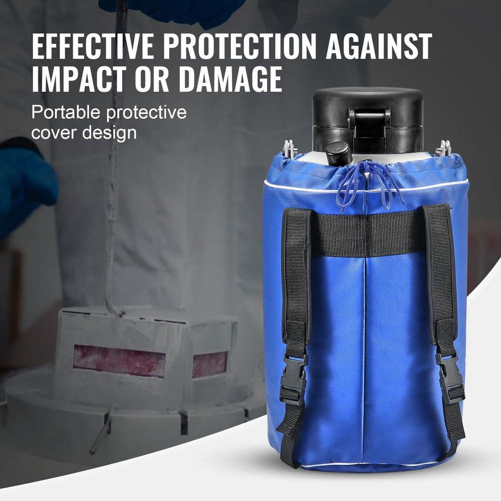 3L Liquid Nitrogen Container Aluminum Alloy Liquid Nitrogen Tank Static Cryogenic Container Liquid Nitrogen Container - Hercitys