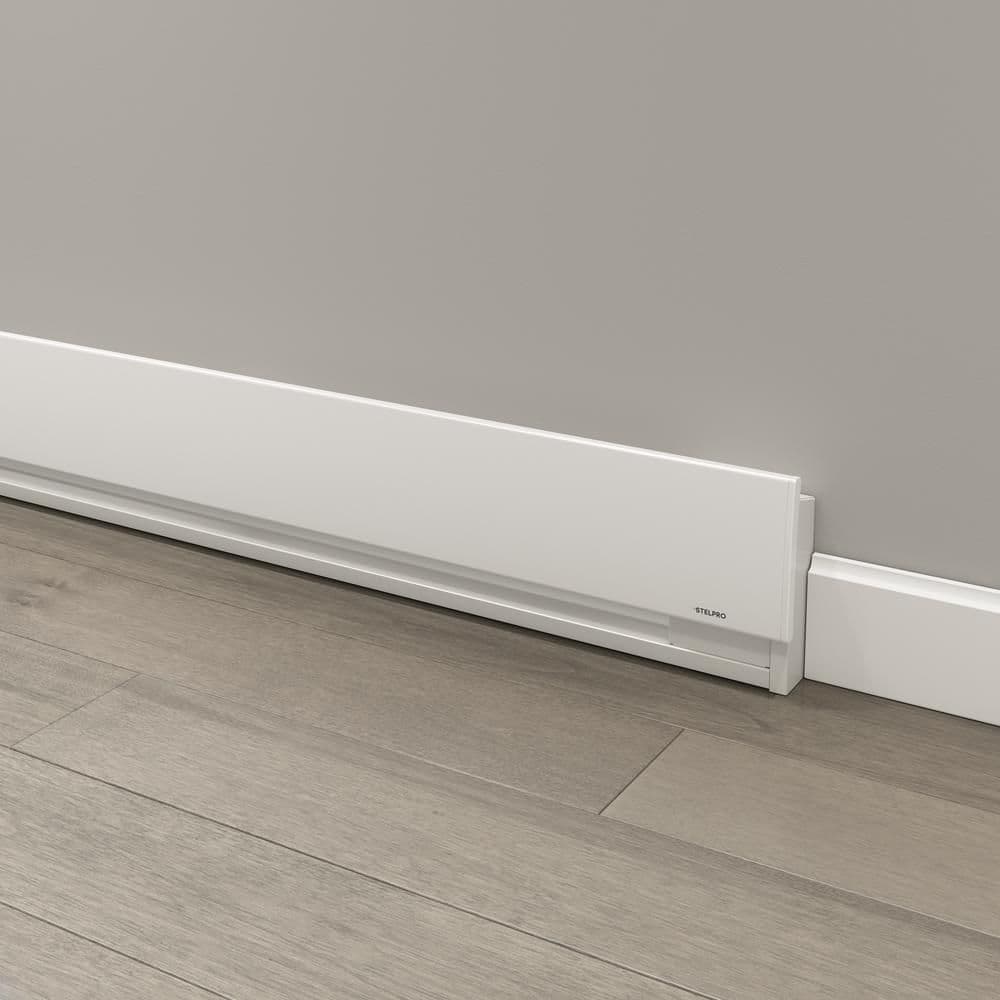 36.063 in. 240/208-Volt 500-Watt Electric Baseboard Heater in white - Hercitys
