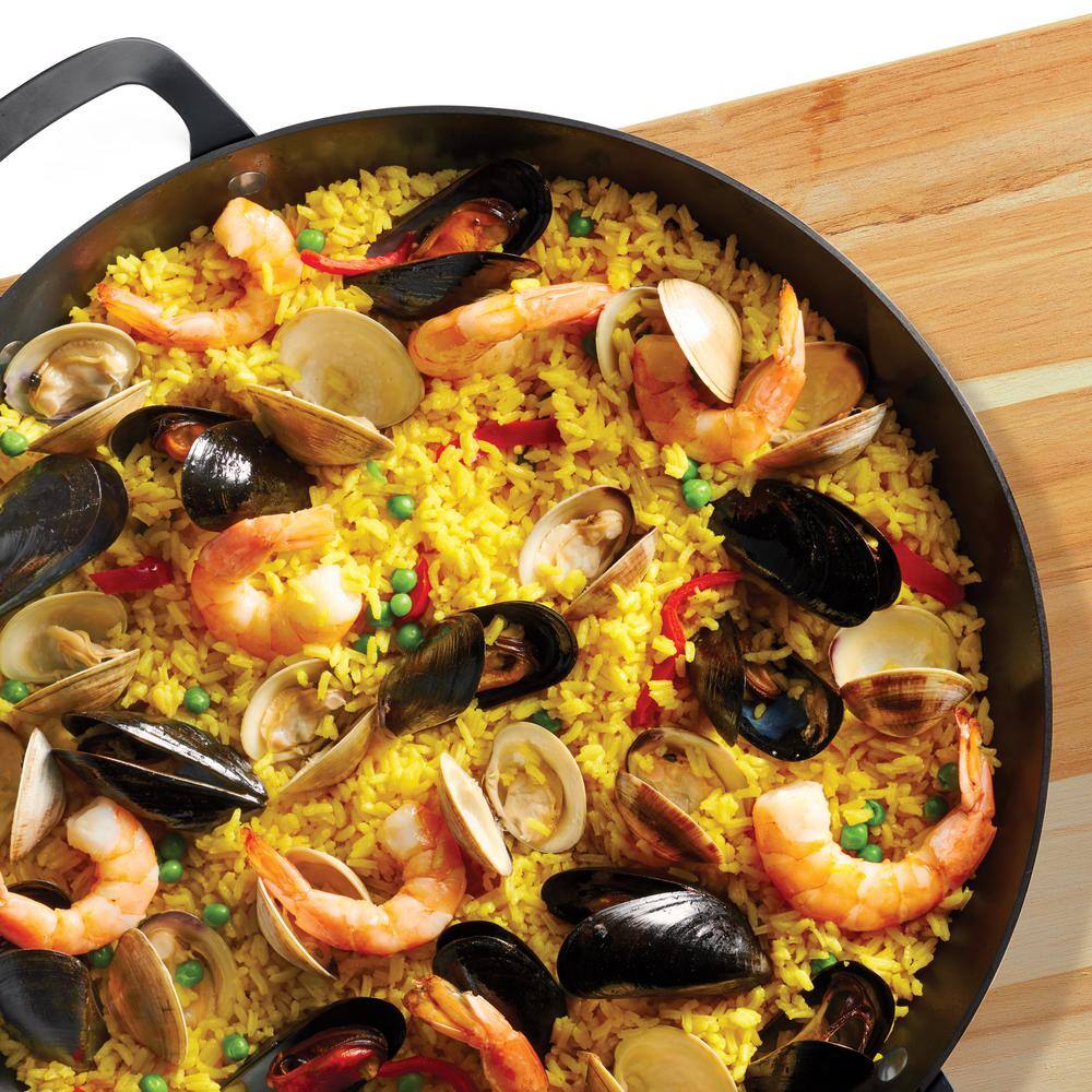 15 in. Carbon Steel Paella Pan - Hercitys