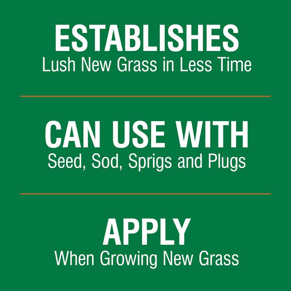 16 lbs. 5,000 sq. ft. Starter Fertilizer for Growing New Grass - Hercitys