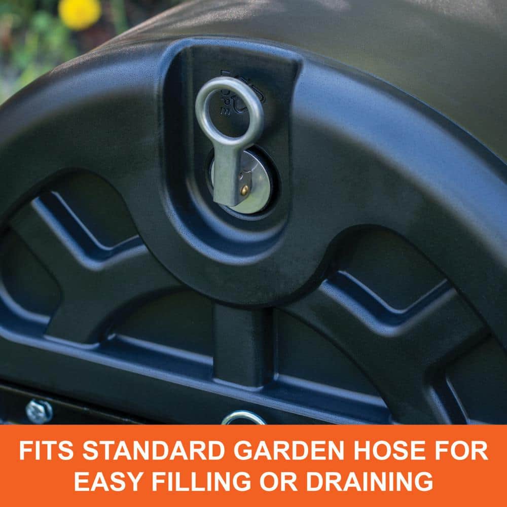 18 in. x 24 in. Poly Push/Tow Behind Lawn Roller - Hercitys