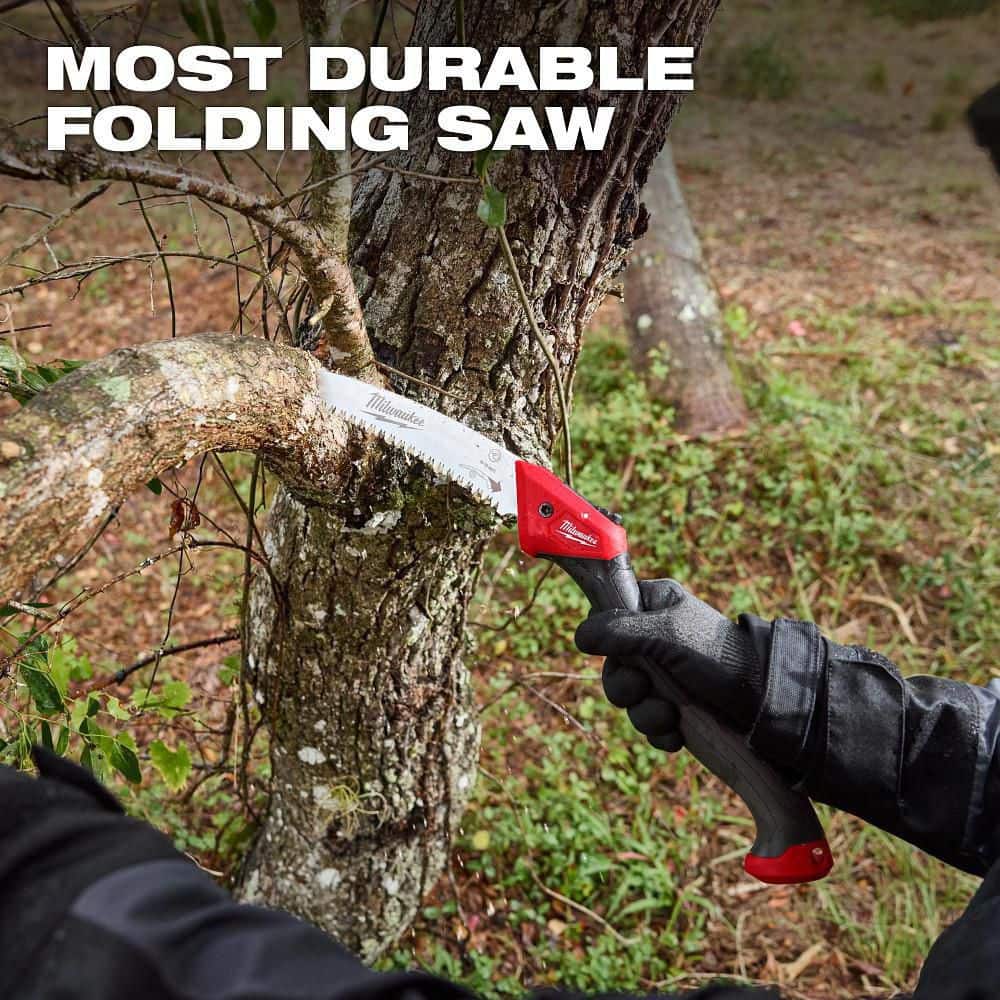 10 in. High Carbon Steel Blade Pruning Saw with Secondary Blade Position - Hercitys